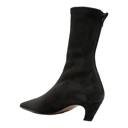 MAYFEYR - Khaite - Arizona 40 Suede Ankle Boots - F11221047