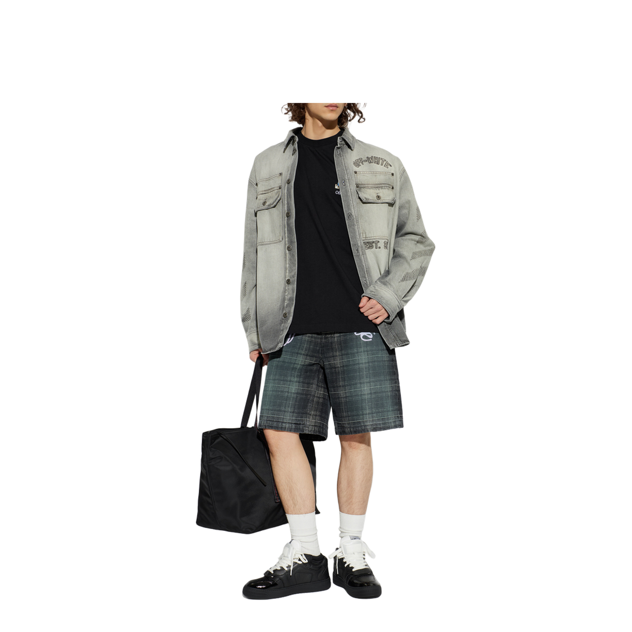 MAYFEYR - Off-White - Denim Shirt With Pockets - 44MYD05VS26D003020