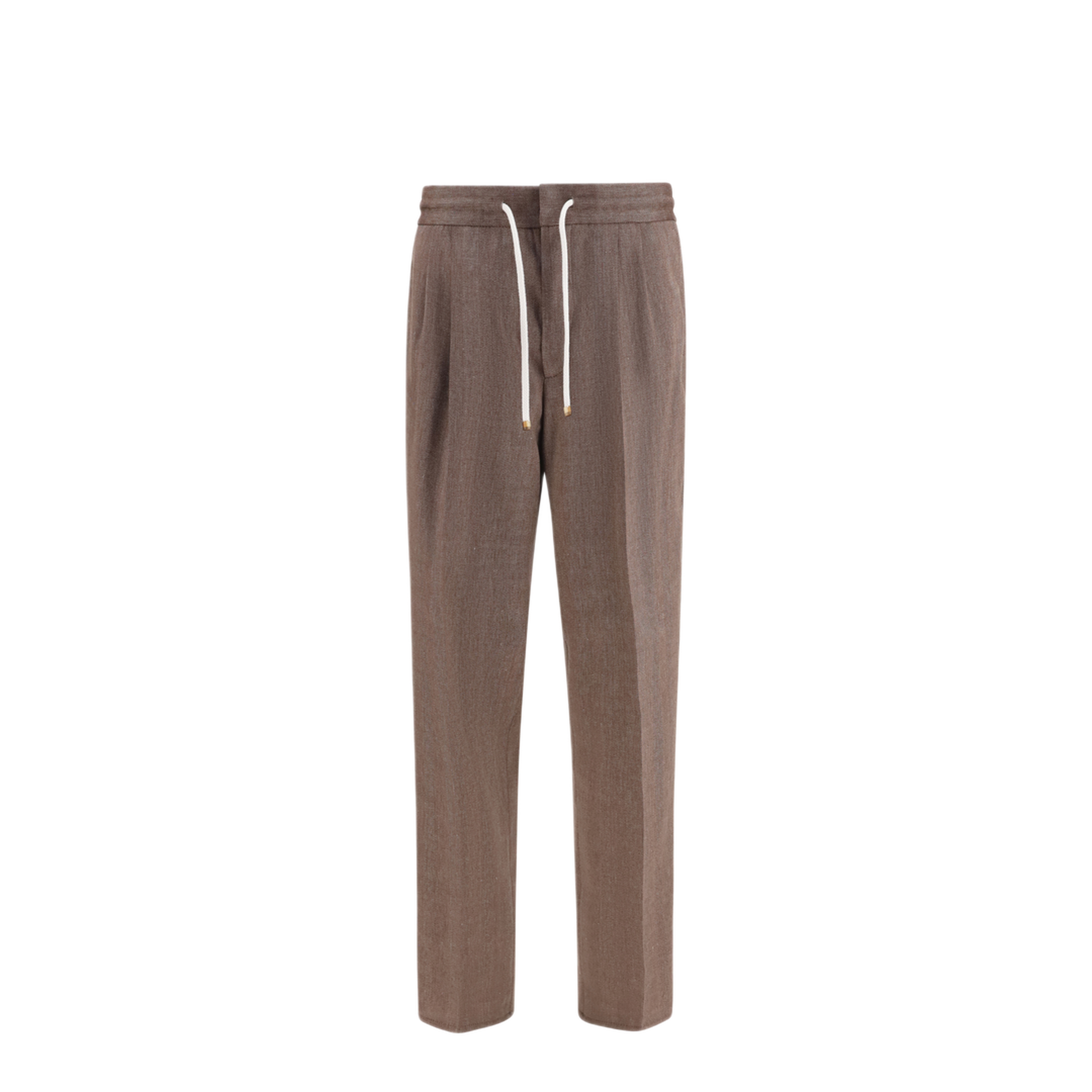 MAYFEYR - Brunello Cucinelli - Herringbone Linen And Wool Pants - MZ408E1710C009