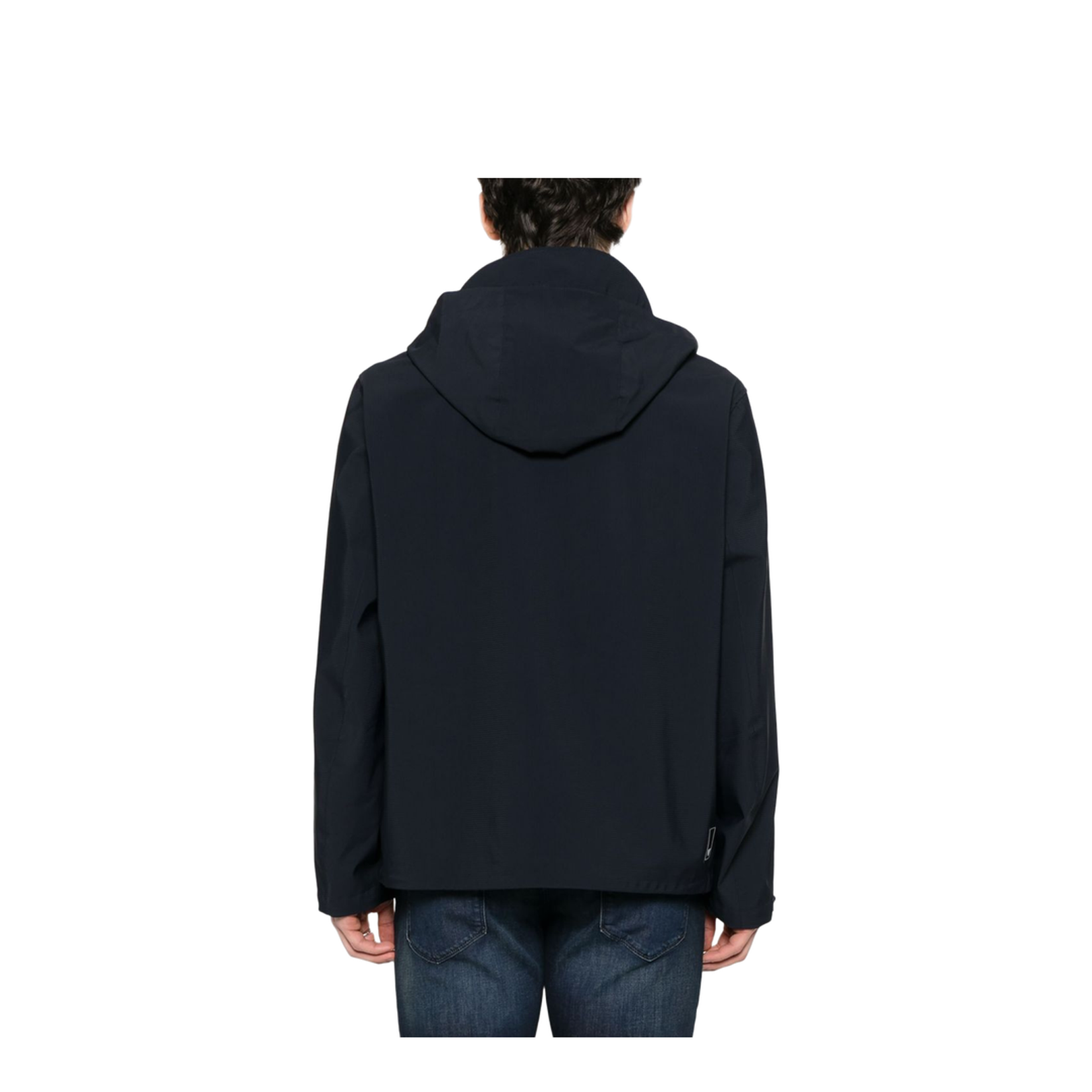 Travel Essentials Water-Repellent Nylon Hooded Blouson