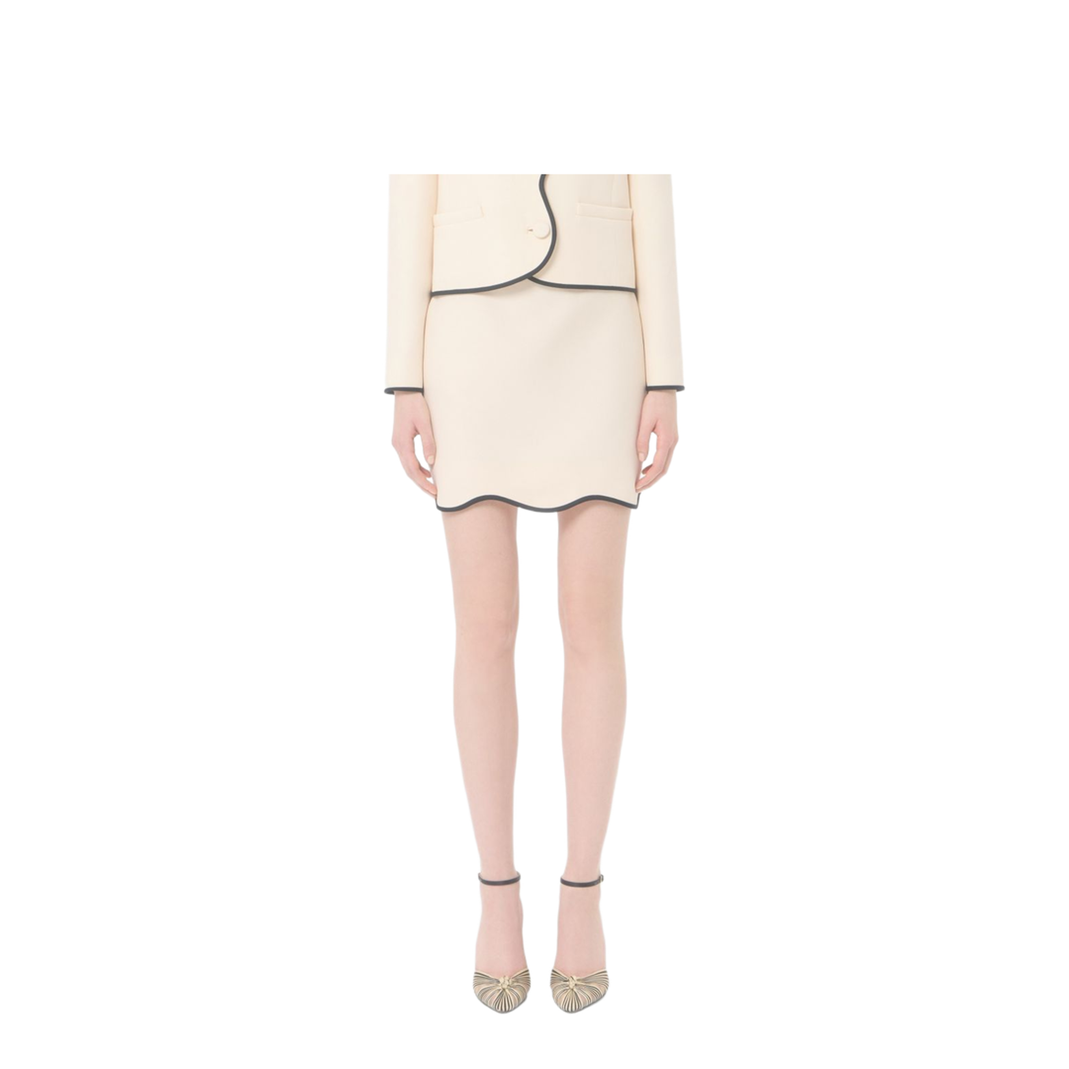 MAYFEYR - Valentino - Skirts Ecru - BRAF401CF9Z7