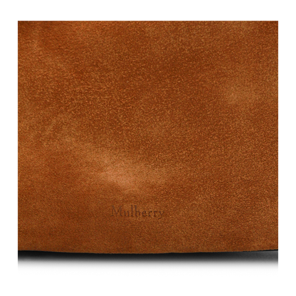 Hackney Small Suede Shoulder Bag - Vintage Oak