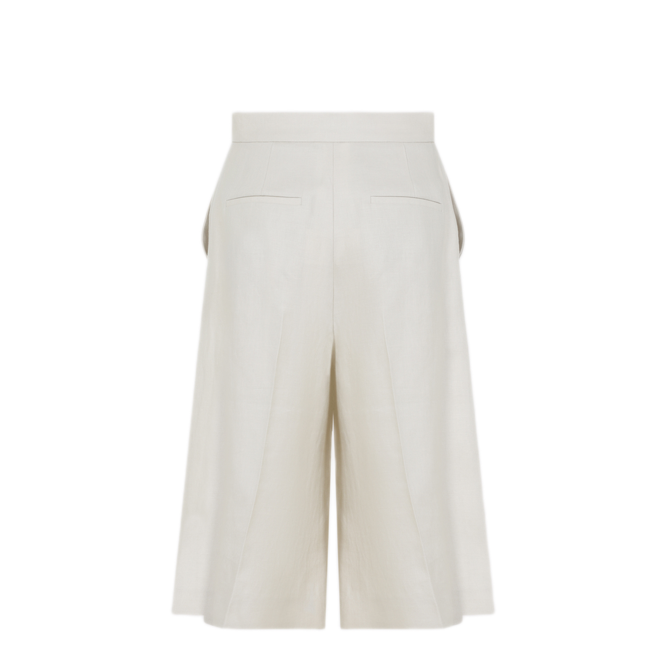 MAYFEYR - Max Mara - White Linen Bermuda - 2611131032600006