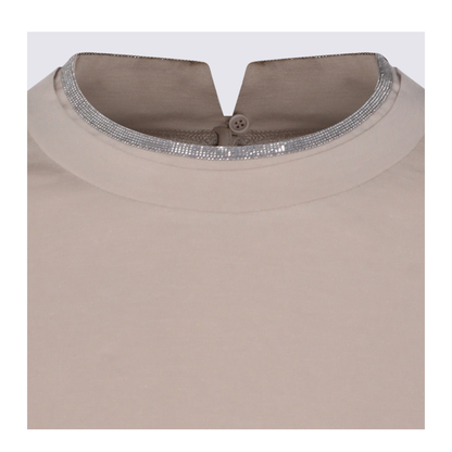 T-shirts and Polos Beige