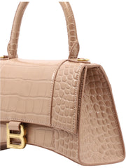 Hourglass Small Top Handle Bag, Gold Hardware