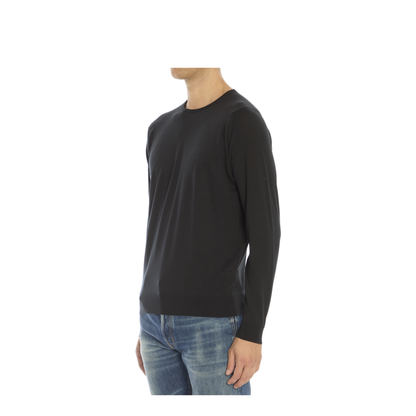 MAYFEYR - John Smedley - Black Merino Wool Sweater - LUNDYBLACK