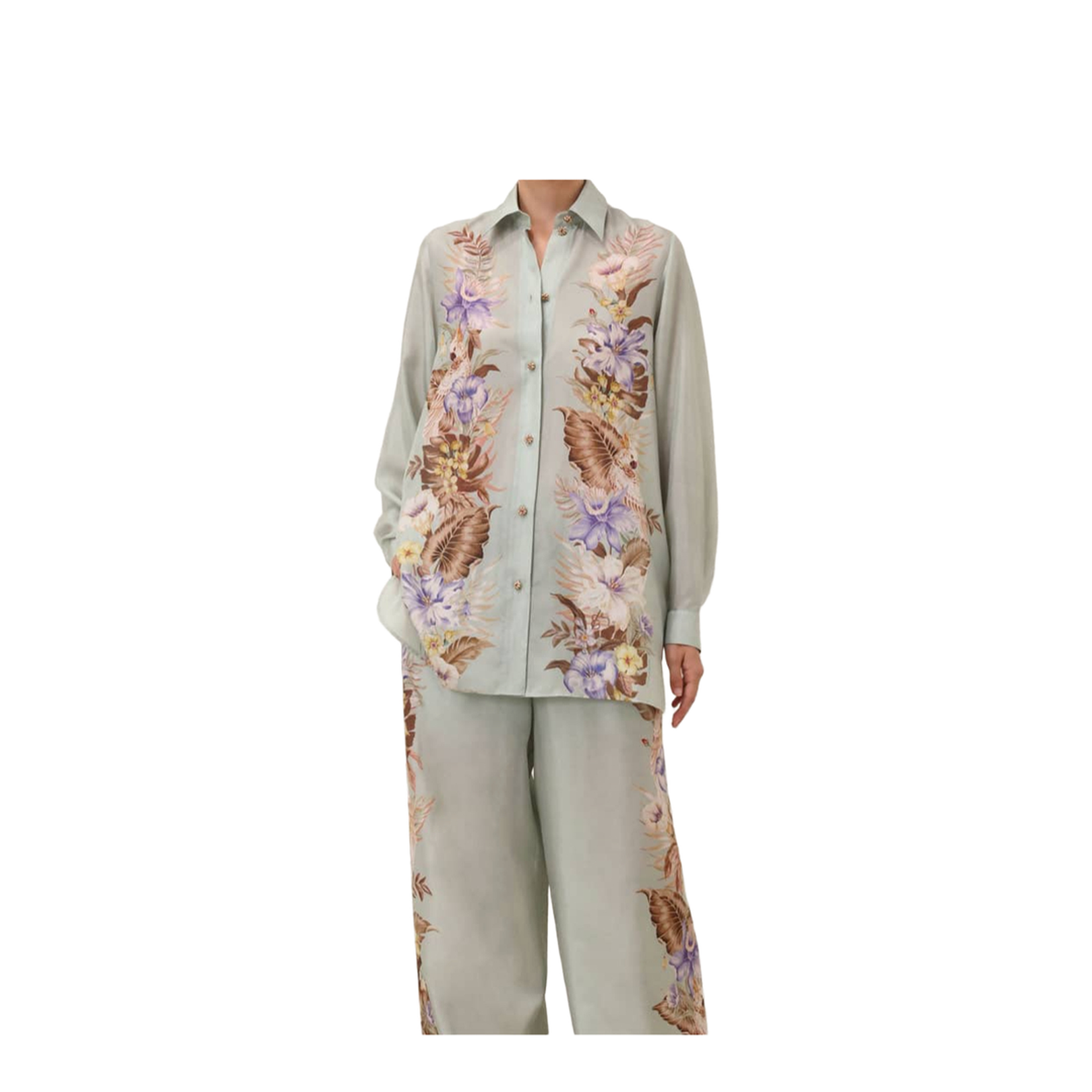 Coco Printed Silk Shirt