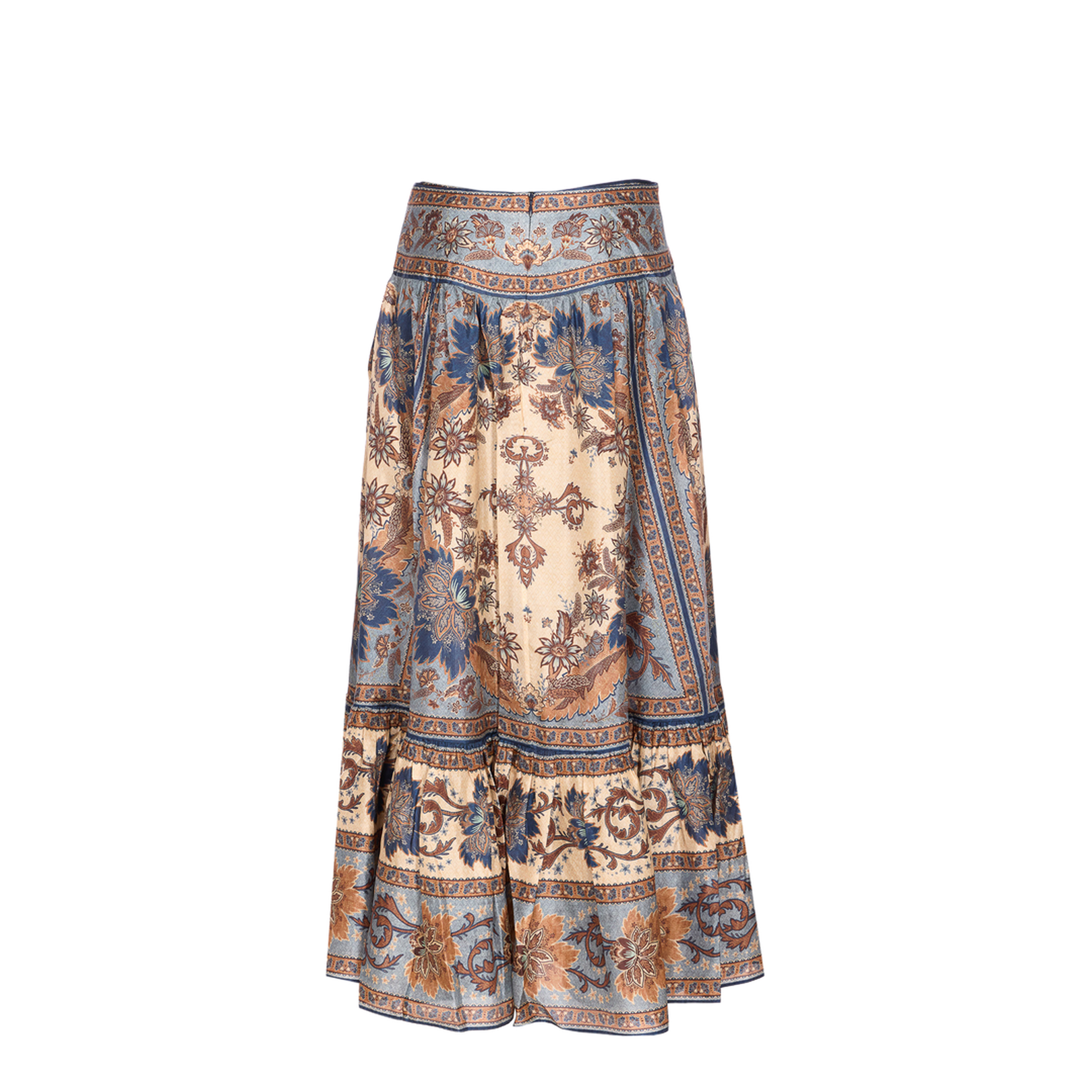 Ascension Printed Silk Skirt