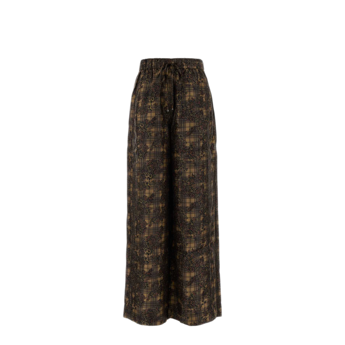 MAYFEYR - Ganni - Printed Silk Twill Elasticated Pants - A1080207ZXX