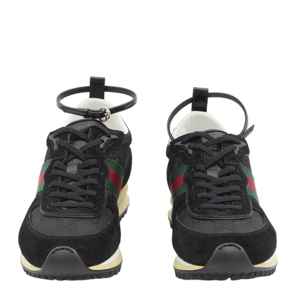 Re-Motion Sneaker in Black Suede