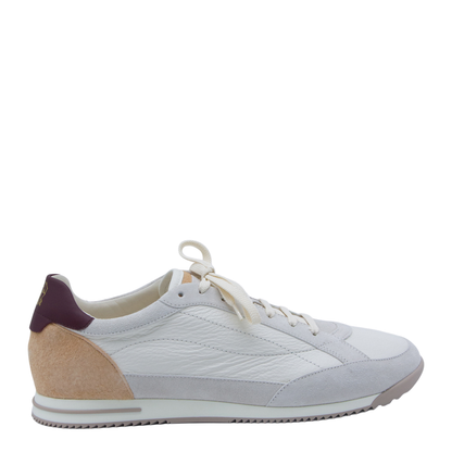 Sneaker with Suede Details