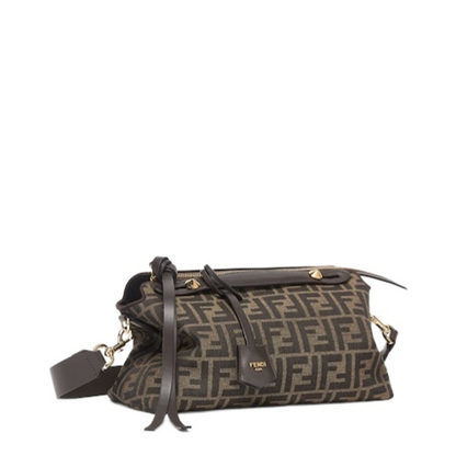 By The Way Medium Jacquard Shoulder Bags - Brown