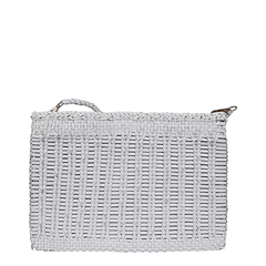 Saba Medium Leather Shoulder Bag - Off White