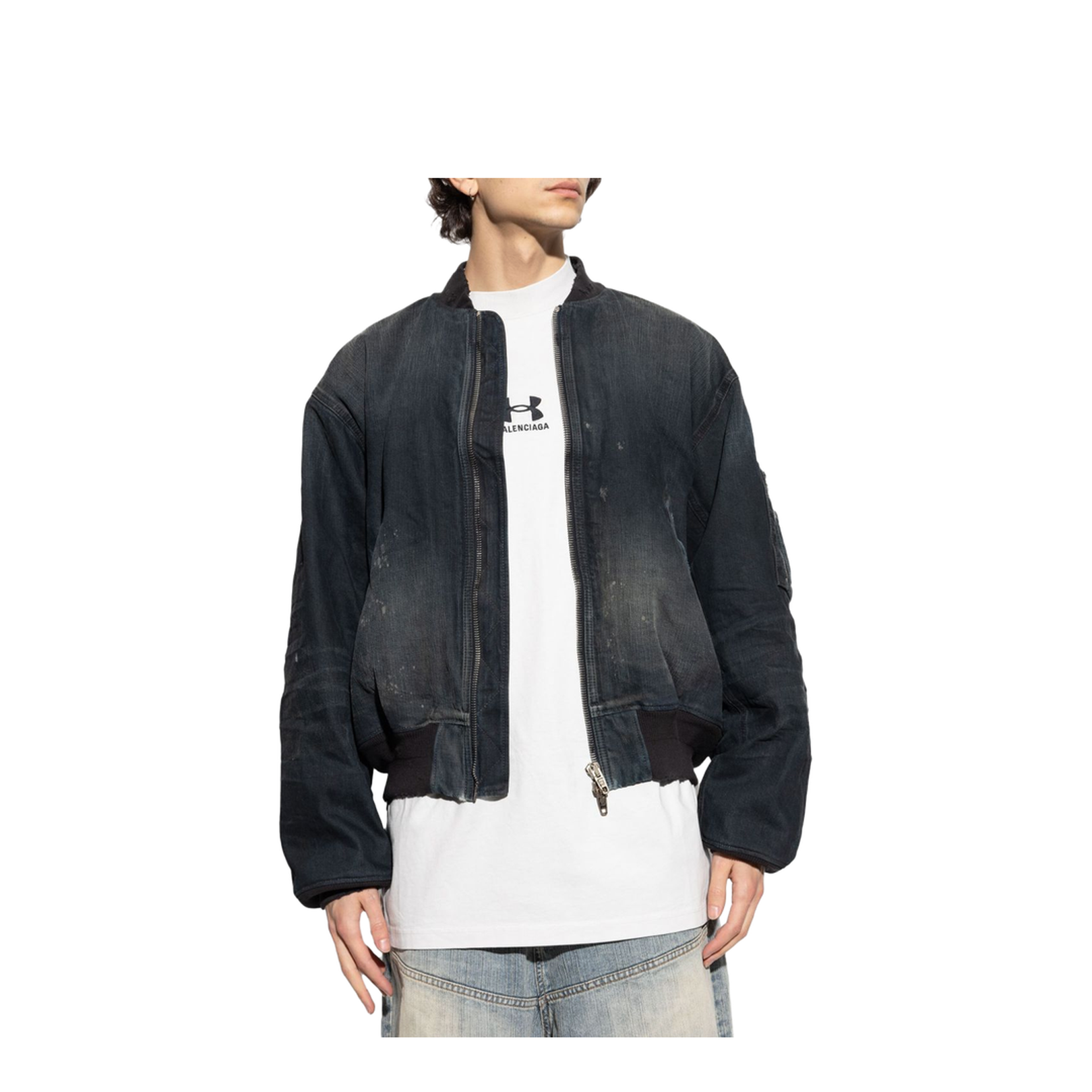 Bomber Jacket in Blue