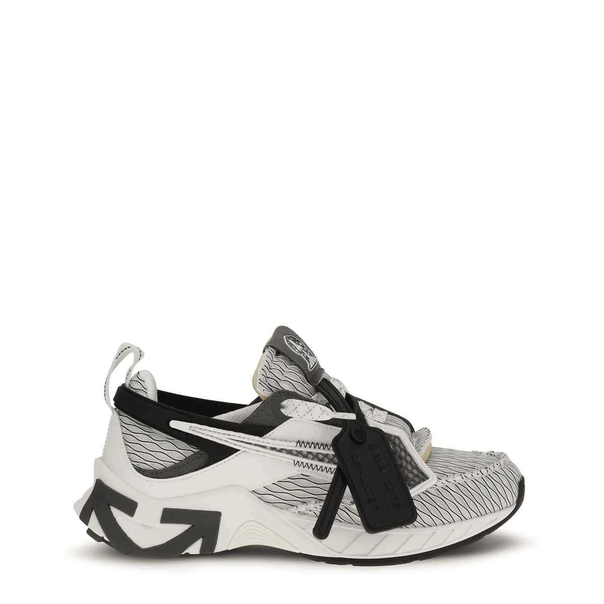 MAYFEYR - Off-White - Space Memo Sneakers - OF05805101WHTBLK