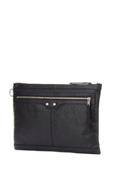 City Clip Clutch, Silver Hardware