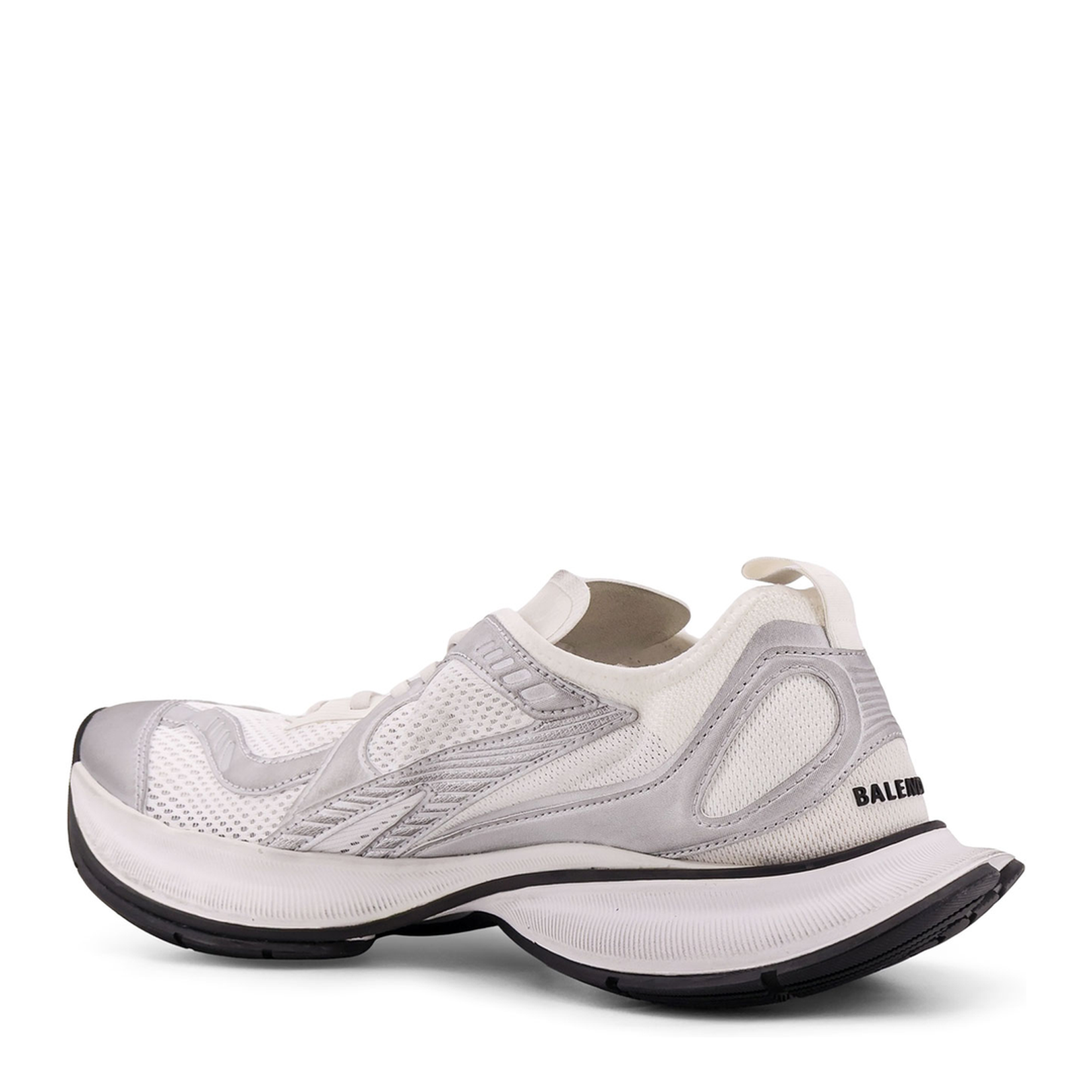 Circuit Sneaker Worn-Out White Silver