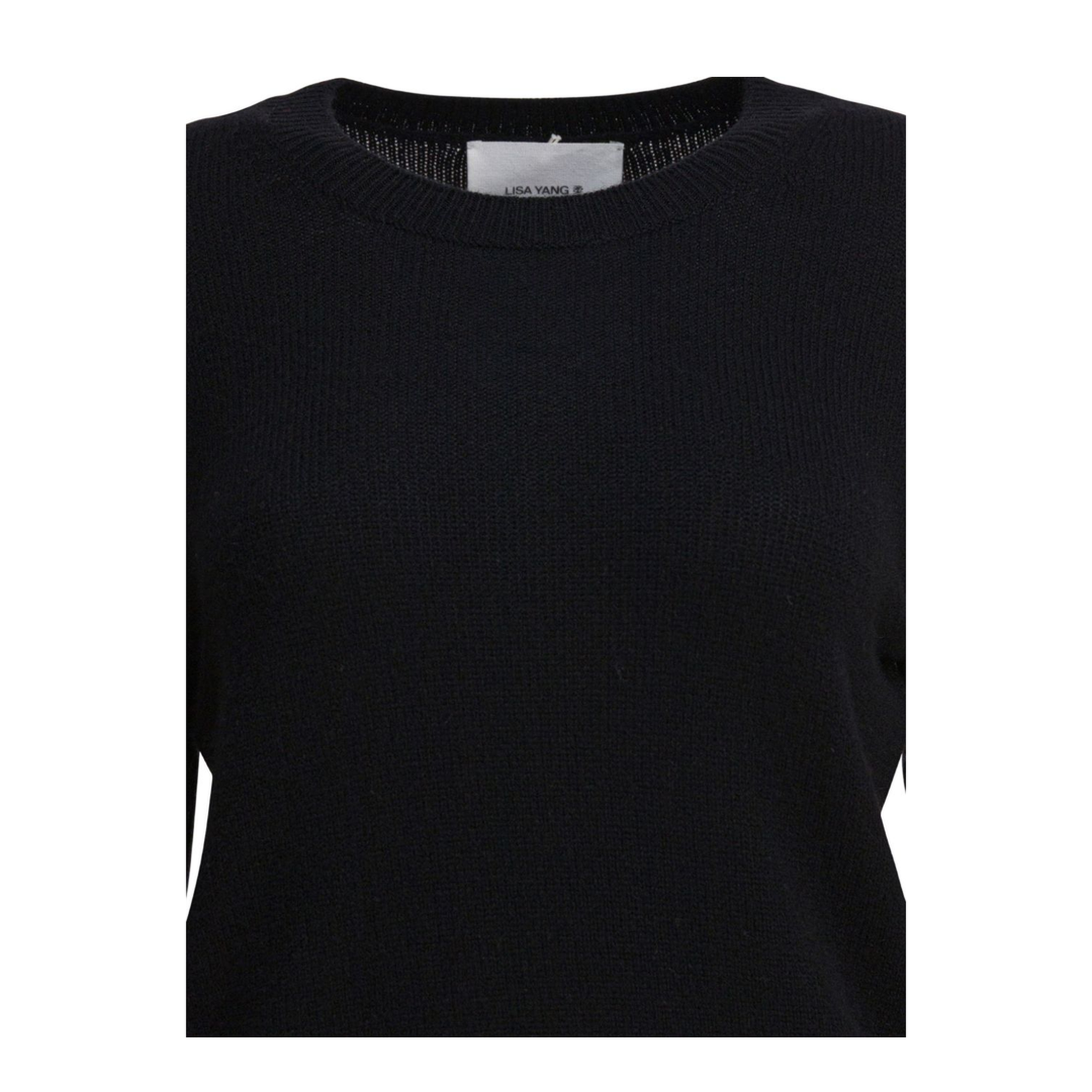 MAYFEYR - Lisa Yang - Black Crew Neck Sweater - 2022117BL