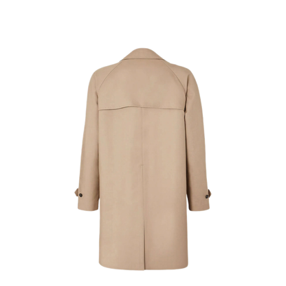 MAYFEYR - Fendi - Mackintosh Fabric Double Breasted Trench - FF0874B1UEF0CJU