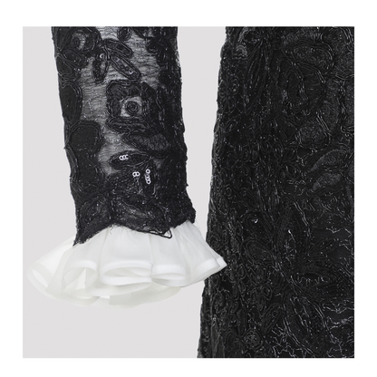 MAYFEYR - GIAMBATTISTA VALLI - Black Mini Dress - 25FWSVTE500784BIS9999