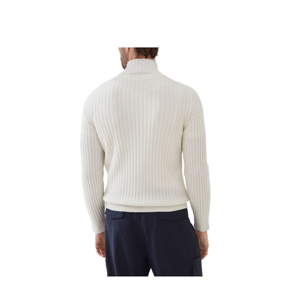 Ribbed Turtleneck Sweater