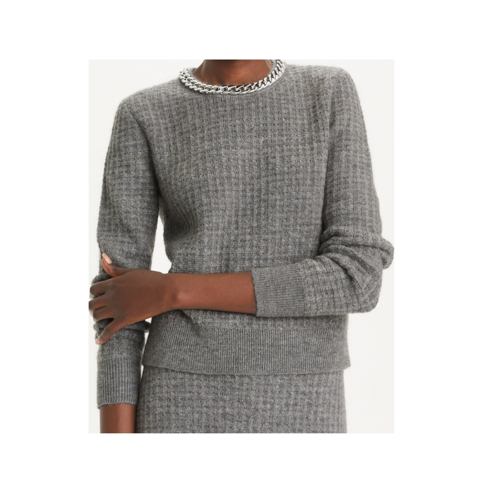 Chain Crewneck Pullover