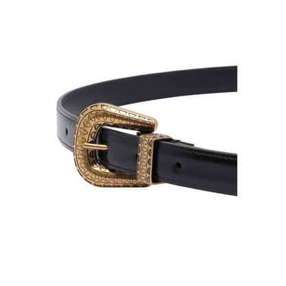 Garavani Black Vlogo Signature Belt