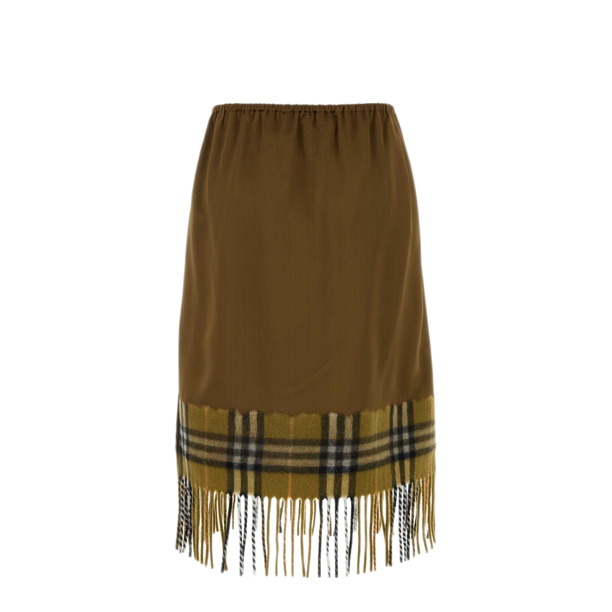 MAYFEYR - Burberry - Biscuit Satin Skirt - 8098591C1428