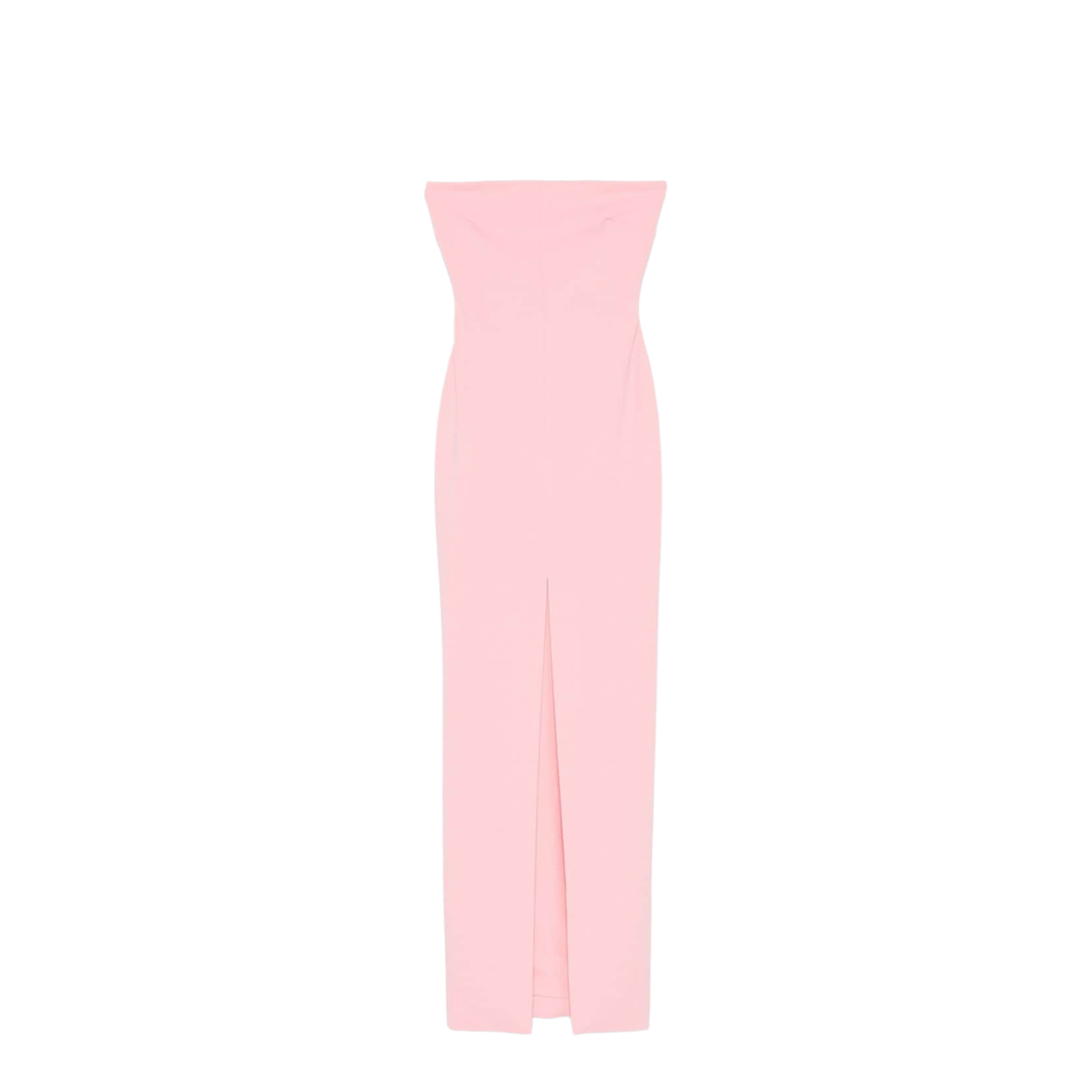 Strapless Pink Maxi Dress