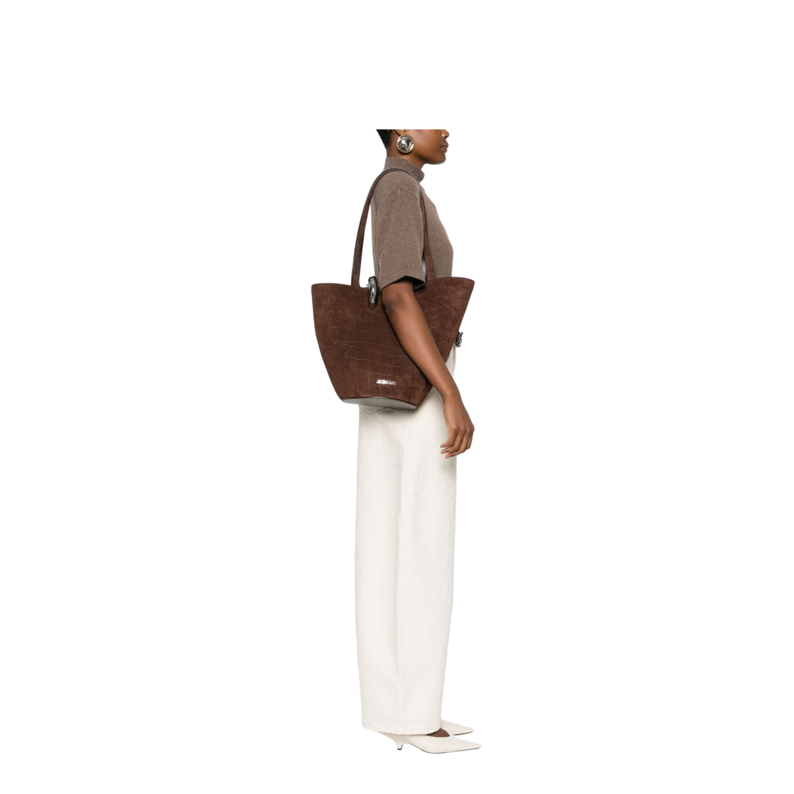 Medium Asymmetric Bucket Bag
