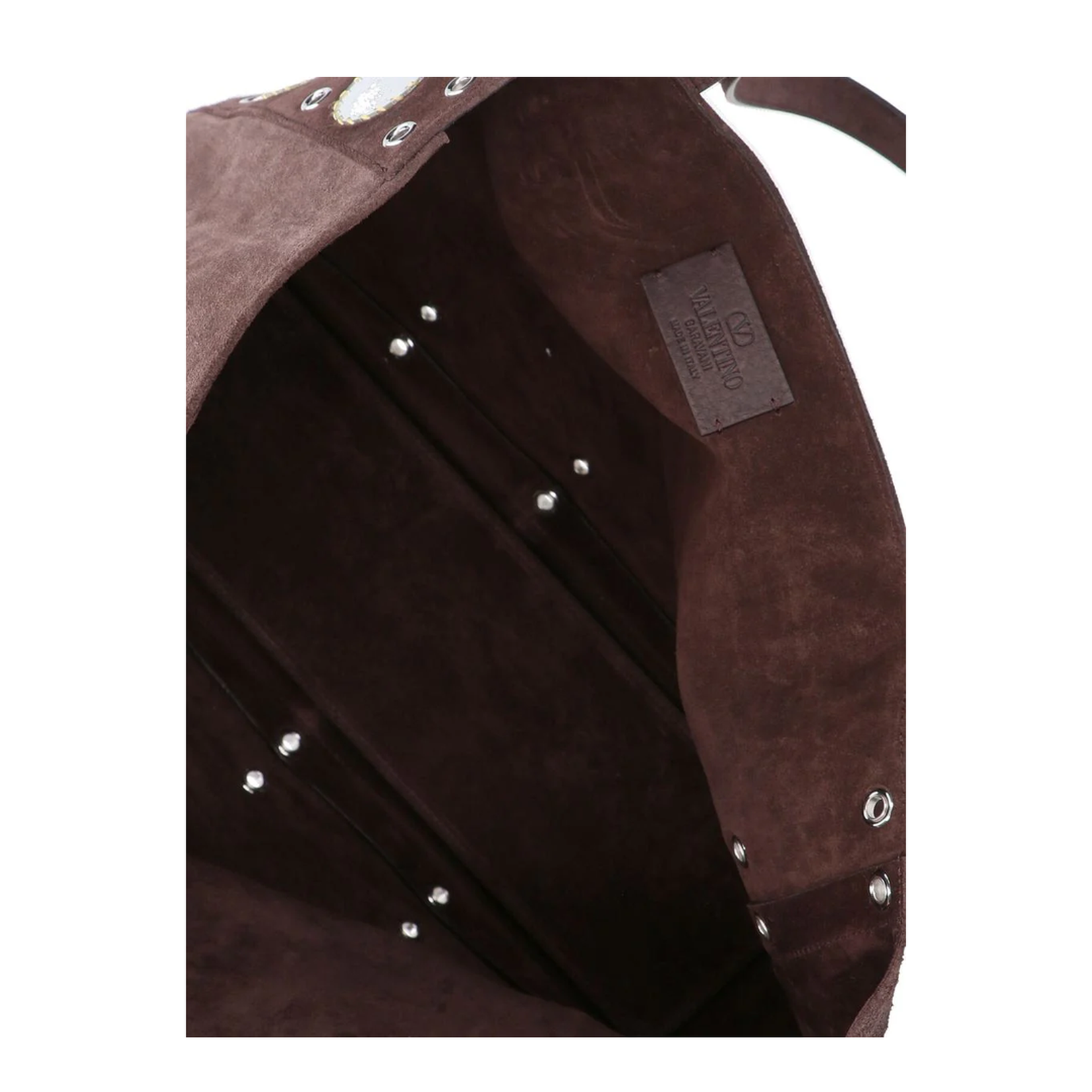 Brown Suede Shopping Bag