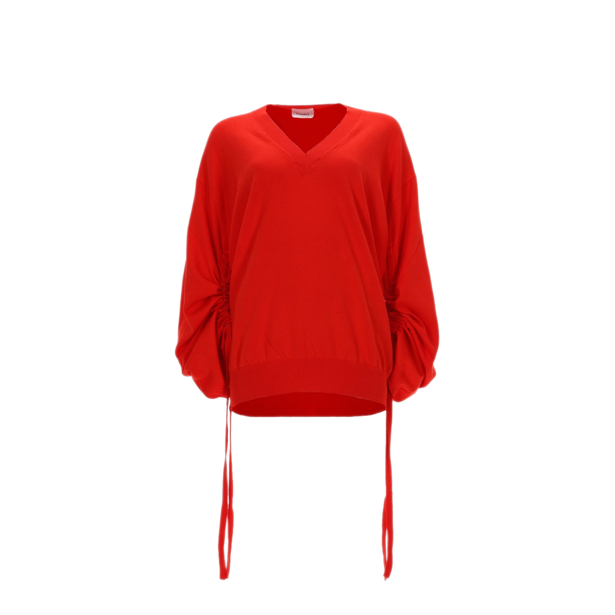 MAYFEYR - NUDE - Cotton V Neck Sweater - 1101E2631724