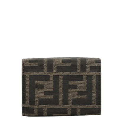 Micro Triflod Baguette in FF Fabric and Leather