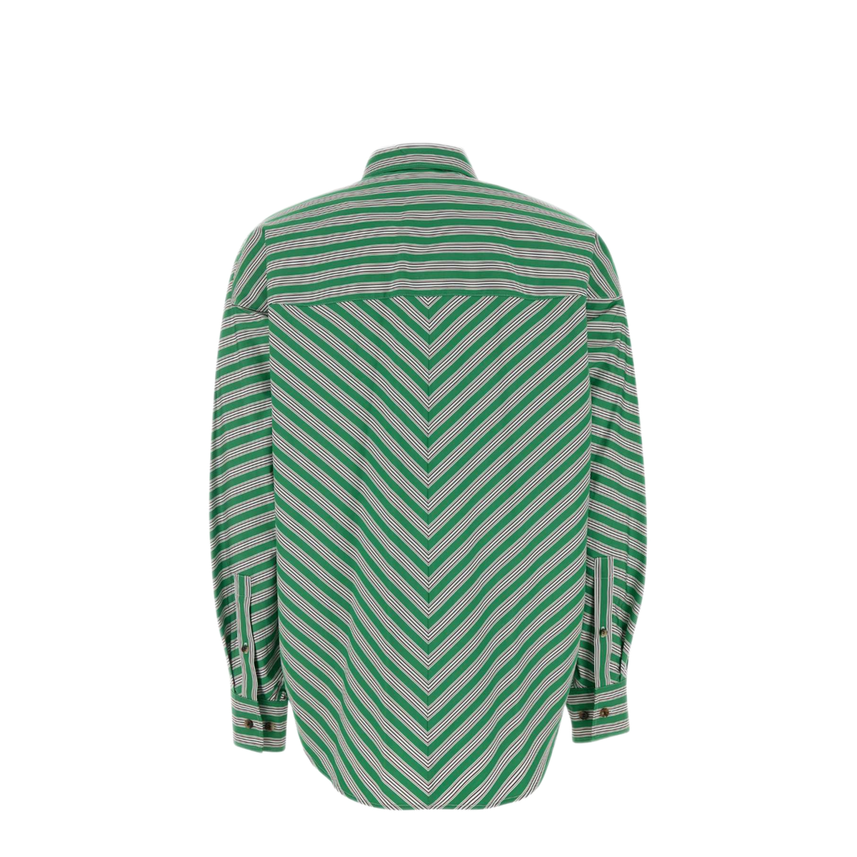 MAYFEYR - Loewe - Embroidered Poplin Shirt - S359Y05XI8GREENWHITE