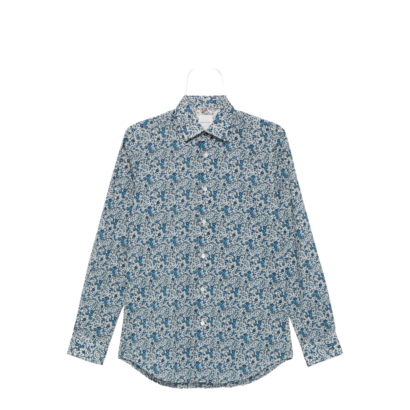 Printed Shirt In Clear Blue