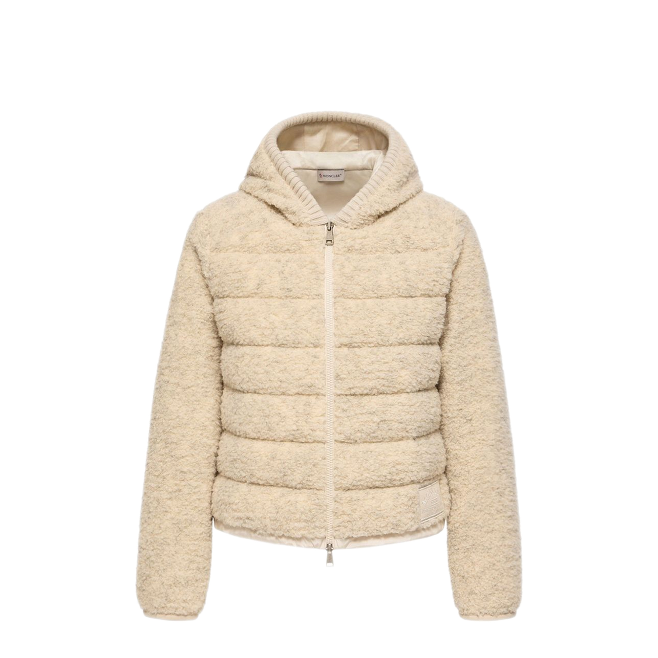 MAYFEYR - Moncler - Beige Teddy Texture Quilted Sweater - L20938G0003489BI4061