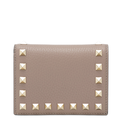 MAYFEYR - Valentino - Rockstud Wallet In Powder Pink Leather - 9W2P0P39VSHP45