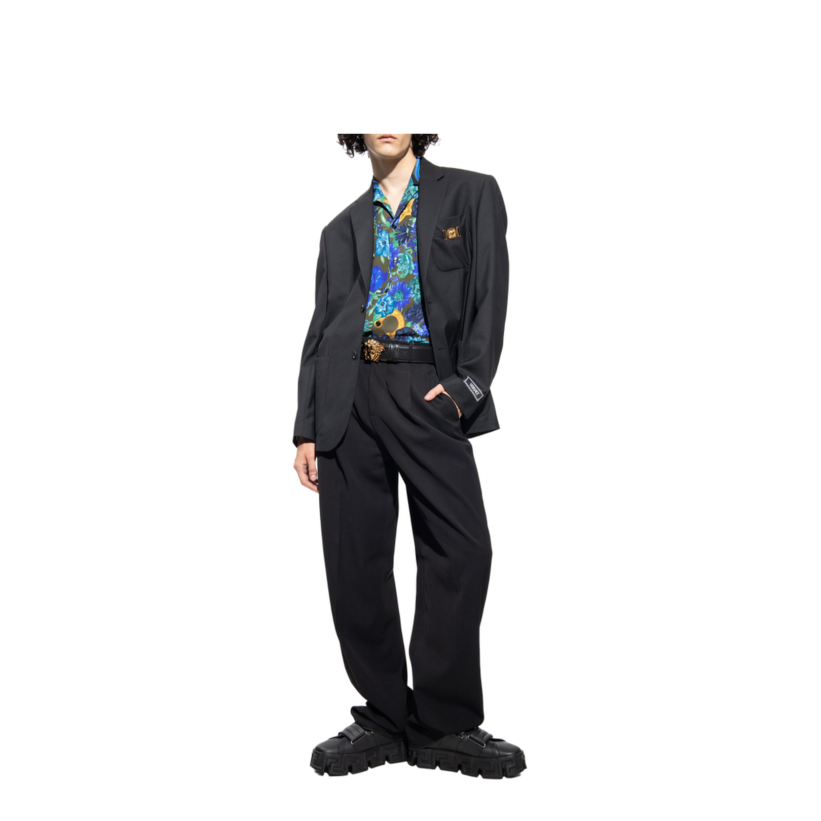Medusa Biggie Single-breasted Blazer