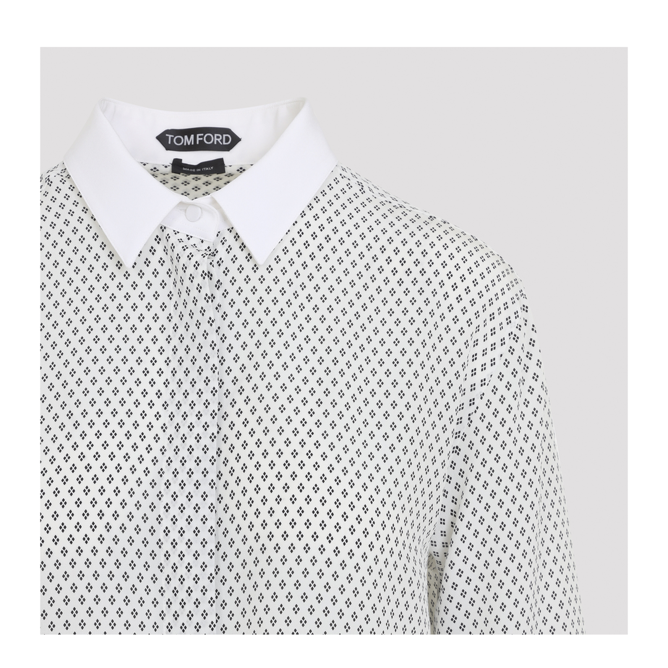 MAYFEYR - Tom Ford - Multi Argyle Printed Silk Shirt - CA3355FAP263