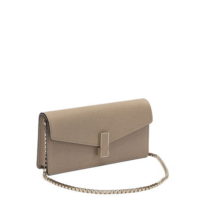 Iside Clutch With Chain - Beige