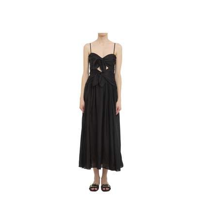 MAYFEYR - Zimmermann - Aster Scarf Midi Dress - 9037DSS261BLK