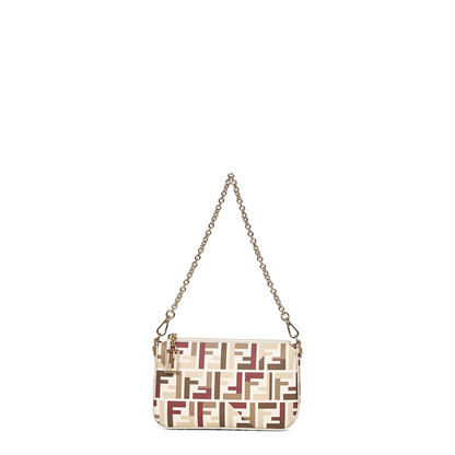 Baguette Ff fabric Pouch - Multicolour