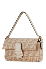 FF Baguette Shoulder Bag, Gold Hardware