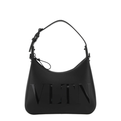 Black Leather VLTN Handbags