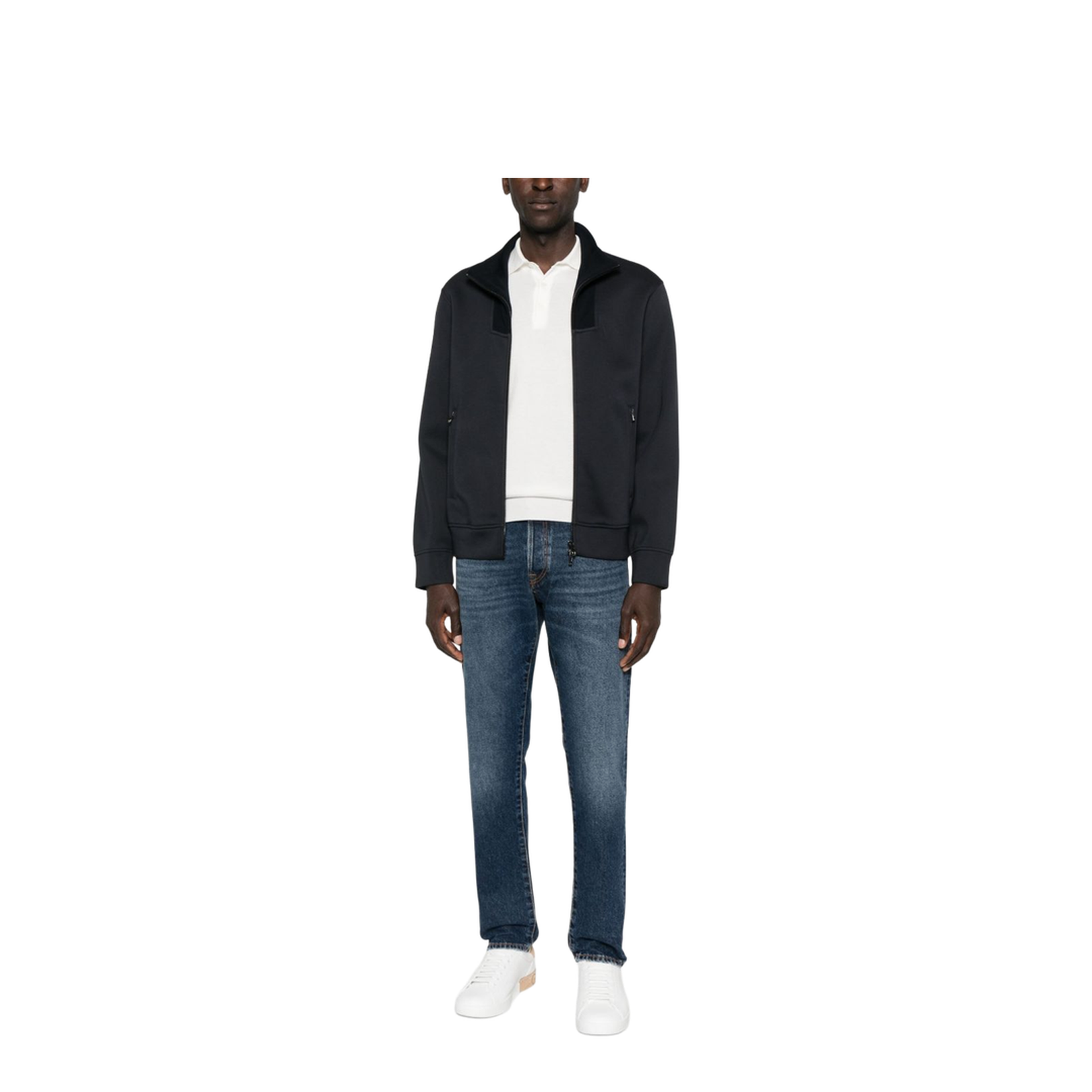 Travel Essentials Full-Zip Sweatshirt in Double Jersey
