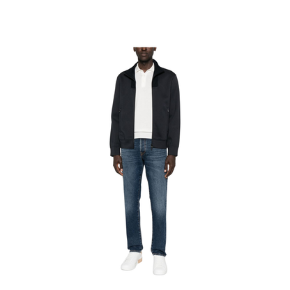 Travel Essentials Full-Zip Sweatshirt in Double Jersey