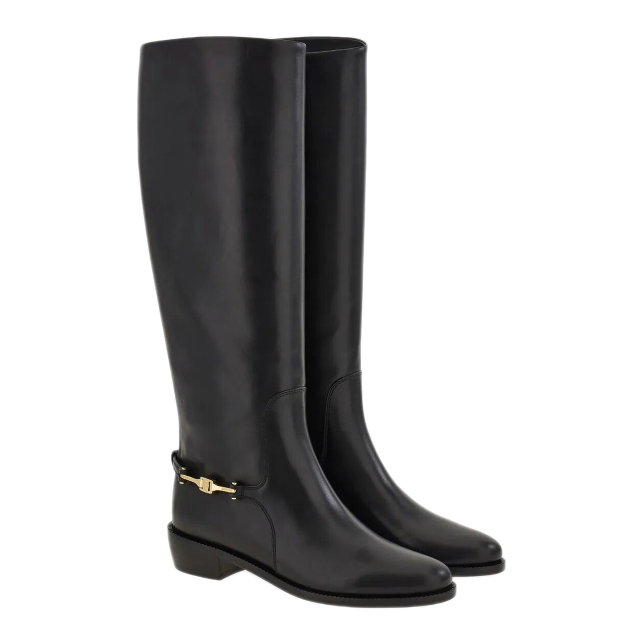 MAYFEYR - Ferragamo - F Buckle Therma Knee Riding Boots - 01K2260784901NERO