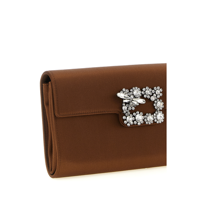 MAYFEYR - Roger Vivier - Envelope Flap Dragonfly Flow Clutch - RBWAMFD0209RS0S801