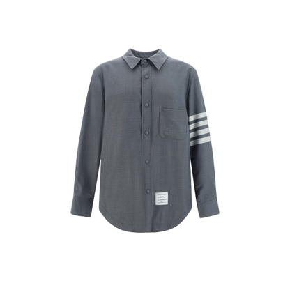 MAYFEYR - Thom Browne - Wool And Cotton Blend Shirt - MJO055A06146035