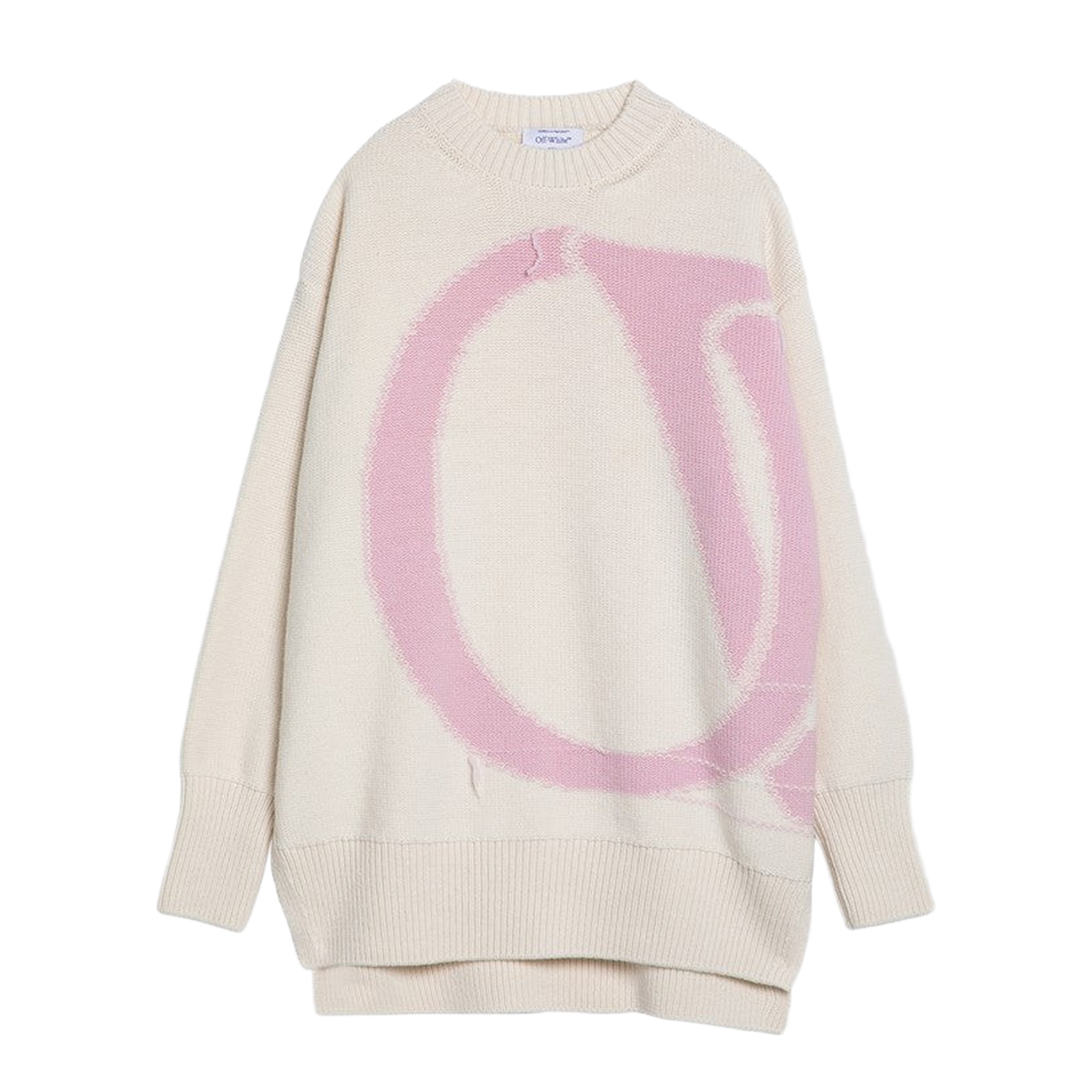 Cream/Pink Over Sweater